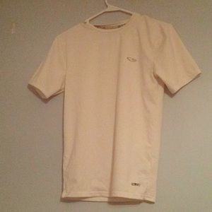 A white work out top